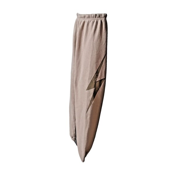 Aviator Nation Bolt Size XS Sweatpants Sand Mocha Size XS - Picture 10 of 13
